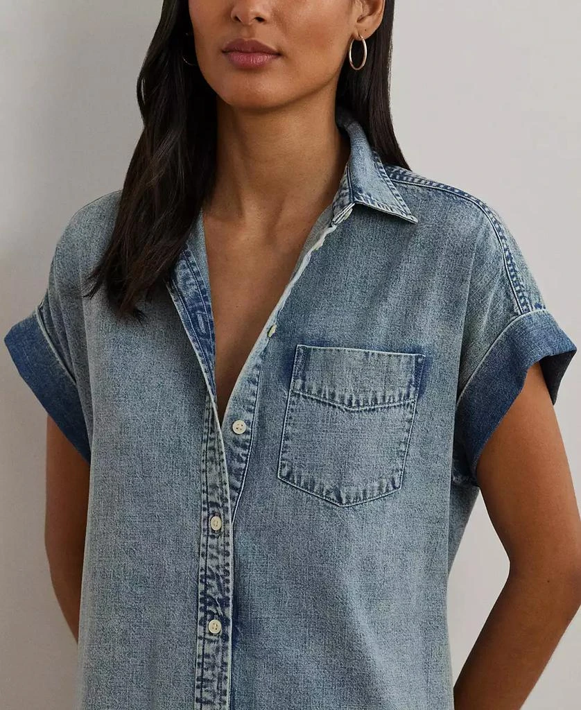 Ralph Lauren Women's Denim Short-Sleeve Shirtdress 3