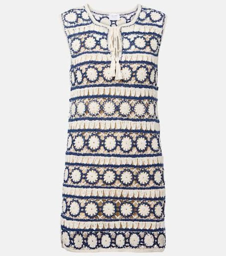 ANNA KOSTUROVA Crochet cotton minidress 1