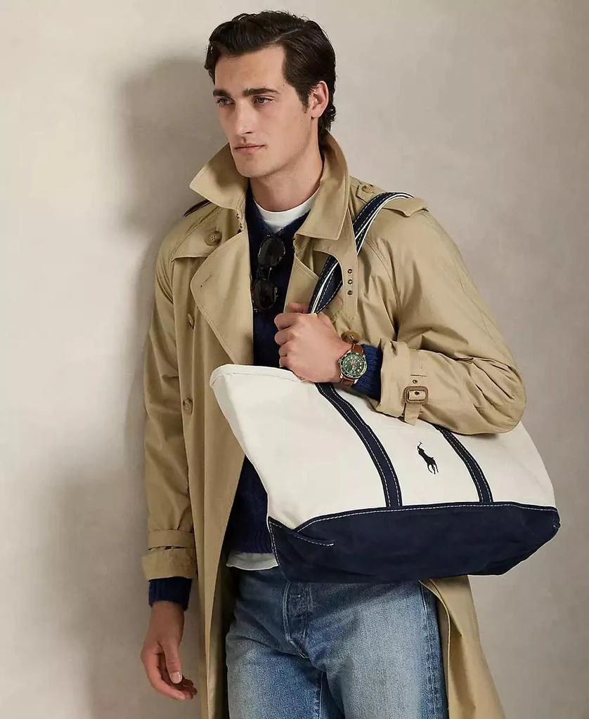Ralph Lauren Big Pony Canvas Spacious Tote Bag 6