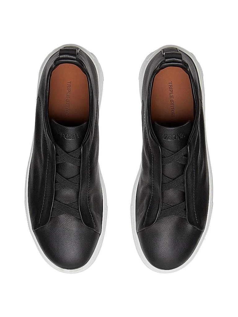 Zegna Secondskin Triple Stitch Sneakers 4