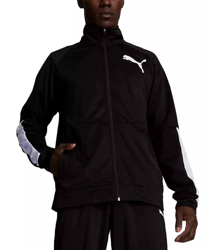 Puma Men's Contrast Logo Tricot Jacket 2.0 1
