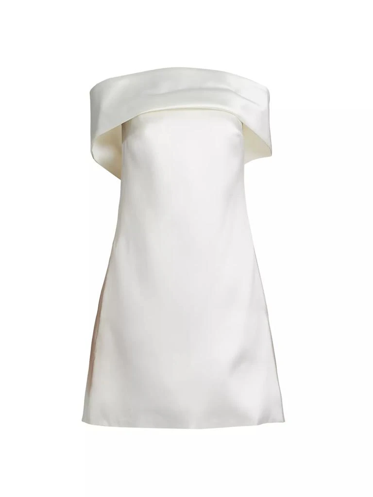 Amsale Mikado Off-The-Shoulder Shift Dress 1