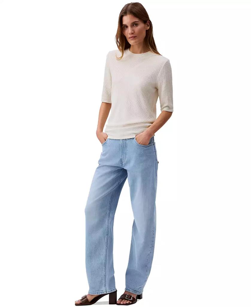 Calvin Klein Women's 90s Loose-Fit Stretch Jeans