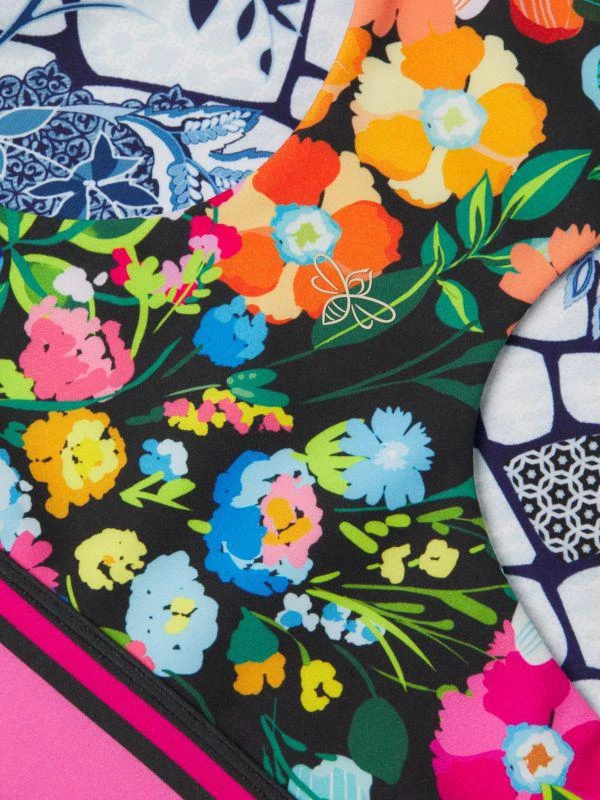 Johnny Was Wild Bloom Floral Reversible Sports Bra 5