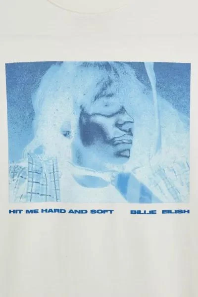 Urban Outfitters Billie Eilish UO Exclusive Hit Me Hard And Soft Graphic Tee 2