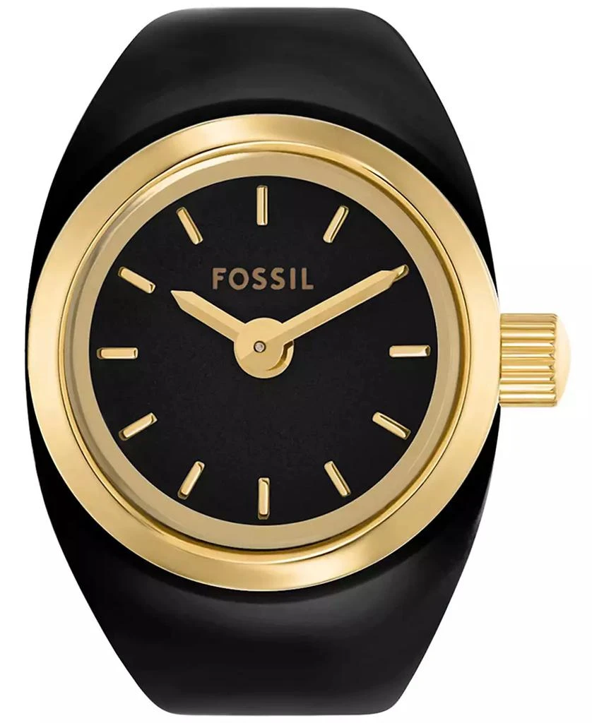Fossil Women's Two-Hand Gold-Tone Stainless Steel Ring Watch, 15mm 2