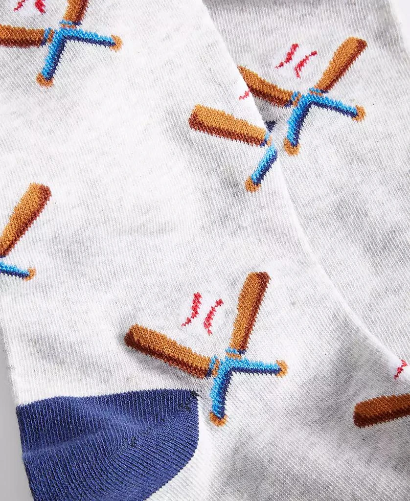 Club Room Men's Baseball Crew Socks, Created for Macy's 2