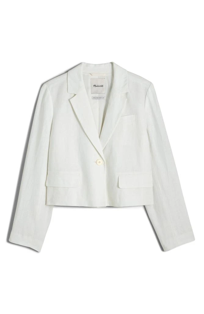 Madewell Crop Linen Blazer 5