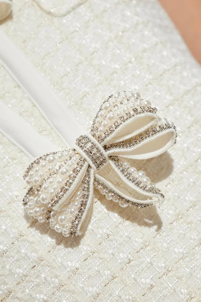 Self Portrait Self-Portrait Boucle Bow Mini Dress 2