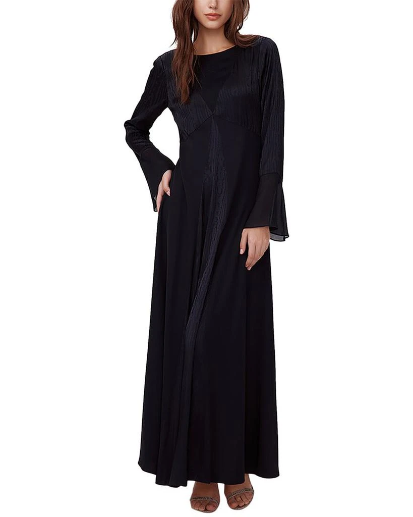 knee length dresses for ladies Bec + Bridge Allegra Lace Trim Dress Dark Chocolate – Shop at the Mix main image 1