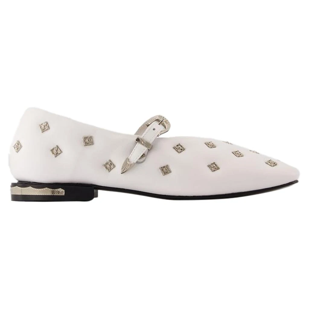 VALSTAR Aj1342 Ballerinas - Toga Pulla - Leather - White 1