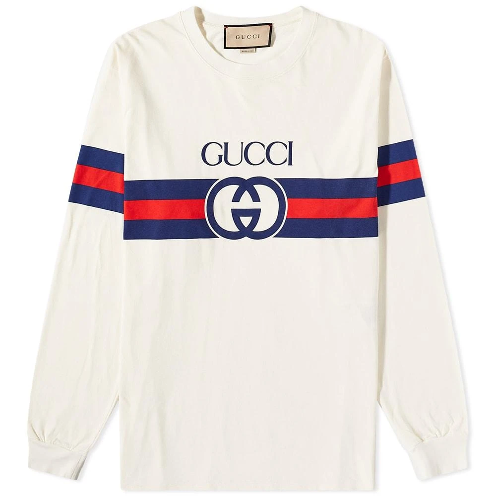 Gucci Gucci Long Sleeve New Logo T-Shirt 1