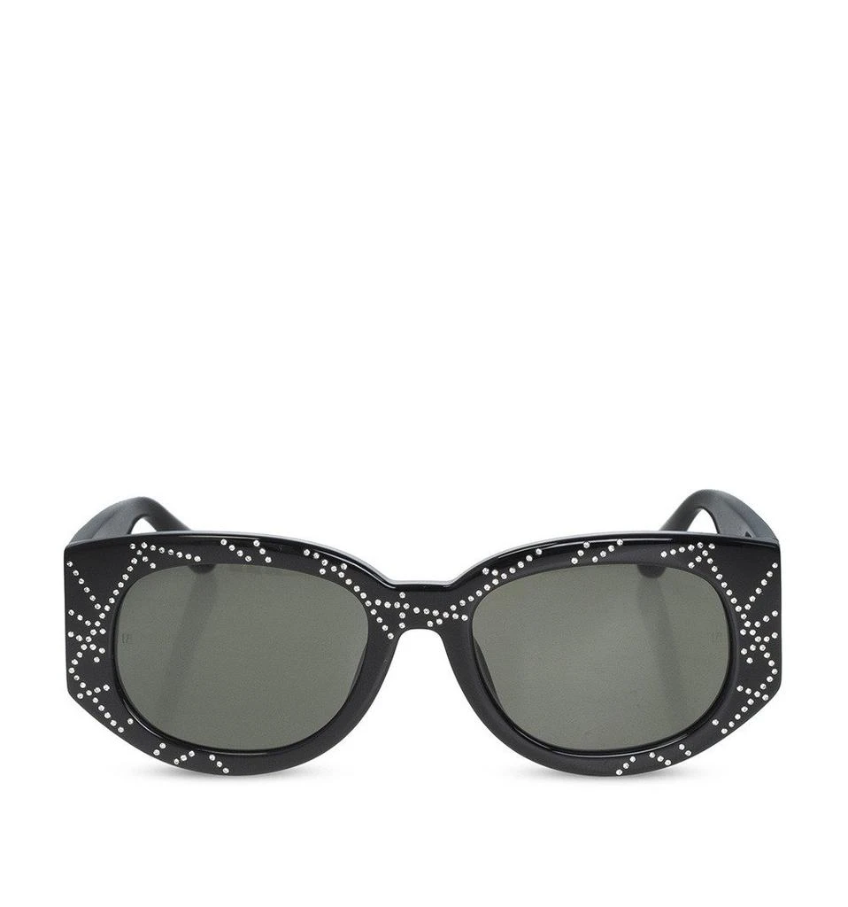 Linda Farrow Linda Farrow X Sara Shakeel Debbie Rectangle Framed Sunglasses 1