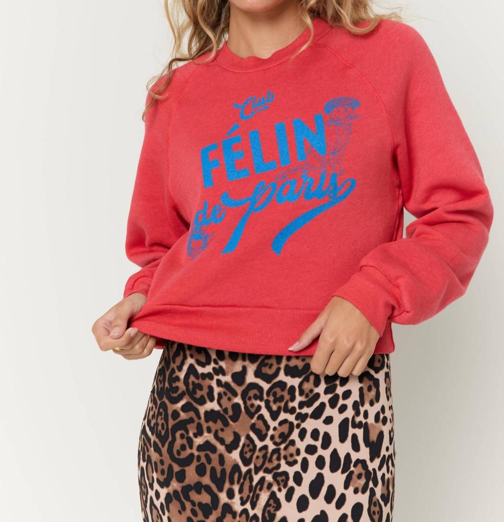 Project Social T Project Social T - Felin De Paris Shrunken Sweatshirt