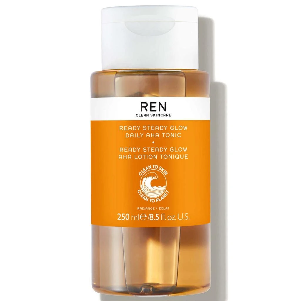 REN Clean Skincare REN Clean Skincare Ready Steady Glow Daily AHA Tonic Home and Away Duo 3