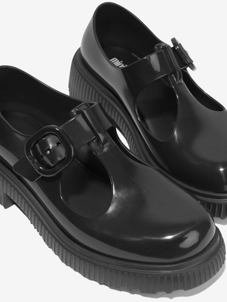 Mini Melissa Mini Melissa Girls Jackie T-Bar Jelly Shoes in Black 3