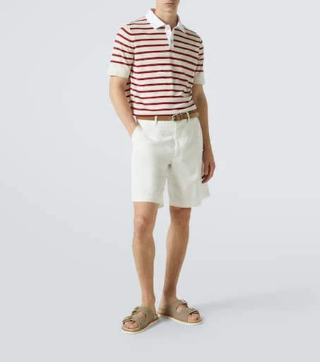 Brunello Cucinelli Striped cotton polo shirt 2