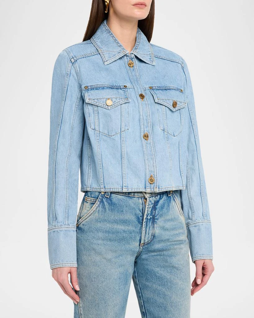 Balmain Two-Pocket Denim Jacket 4