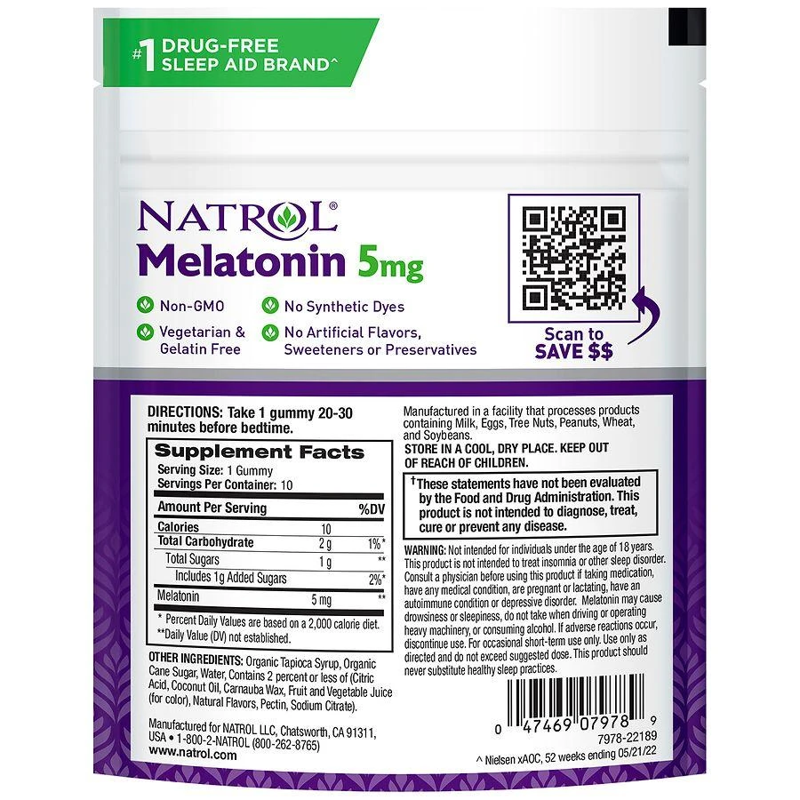 Natrol Melatonin Travel Pouch Strawberry 4
