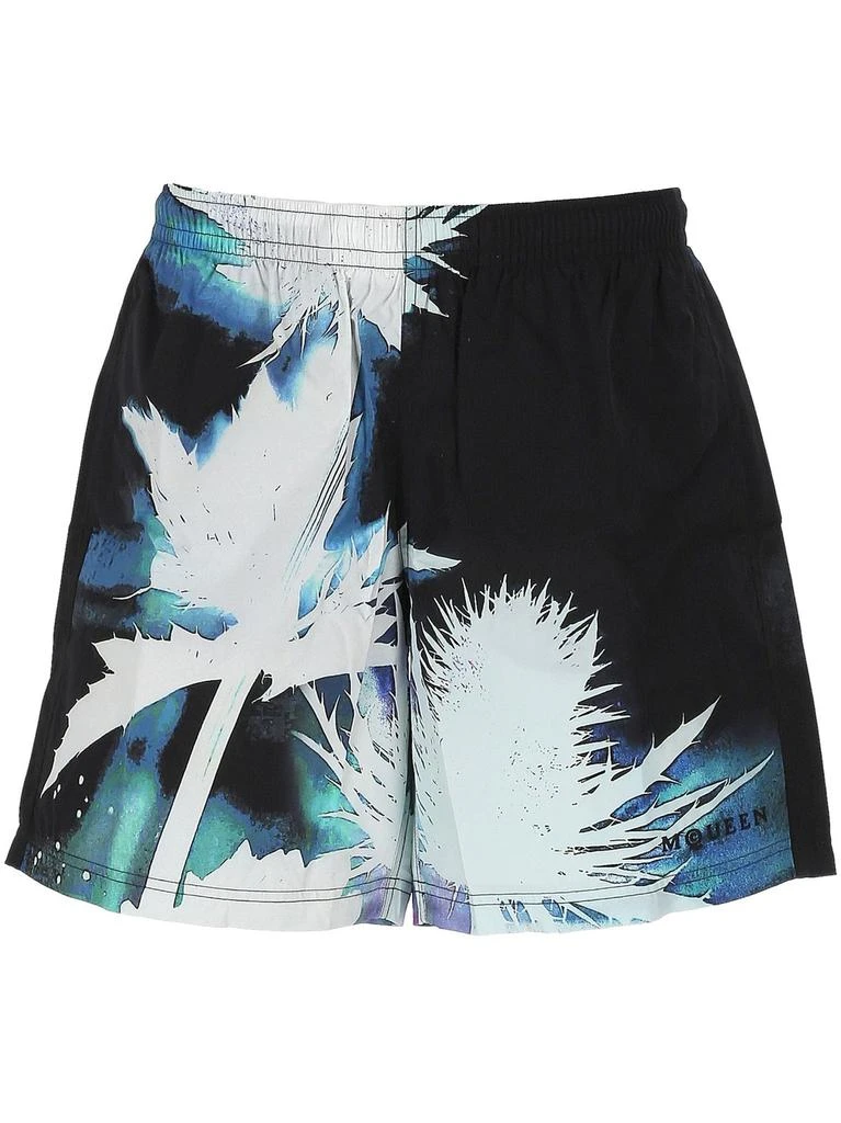 Alexander McQueen Alexander McQueen Graphic Printed Swim Shorts 1