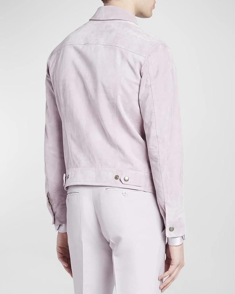Tom Ford Men's Soft Suede Blouson Jacket 4