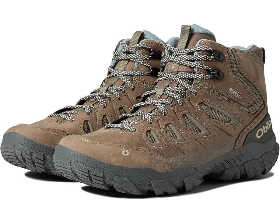 Oboz Sawtooth X Mid 24002 Women 10 Brown Leather Waterproof Hiking Boots GBNC412