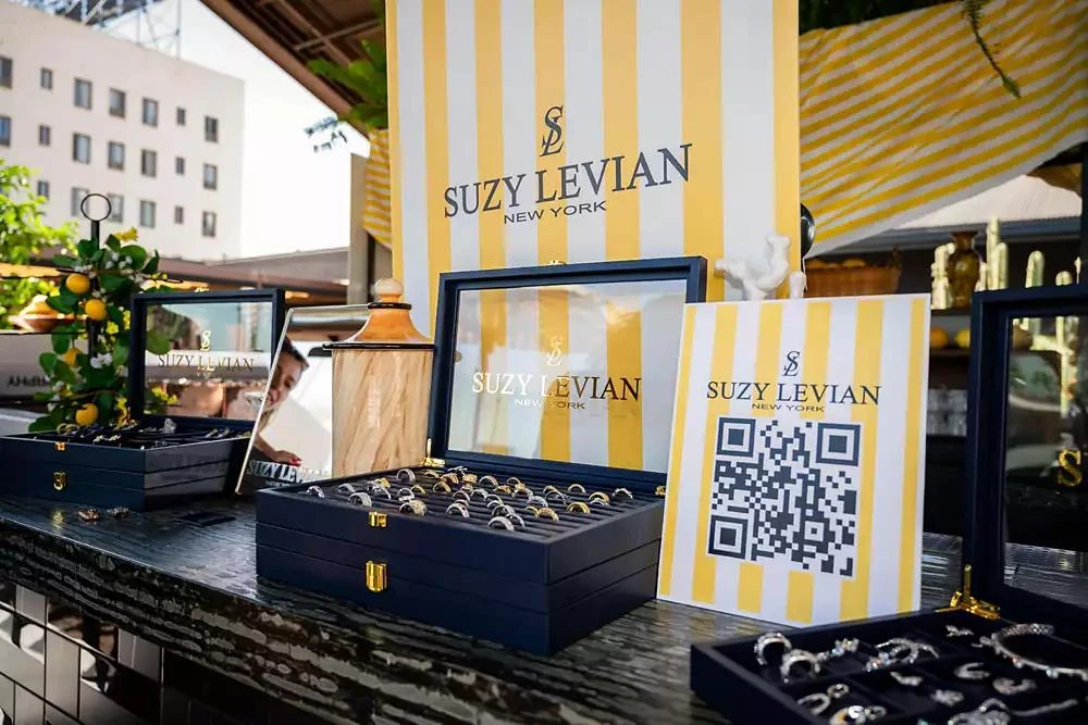 Suzy Levian New York Sterling Silver Cubic Zirconia Pave Drop Pendant 3