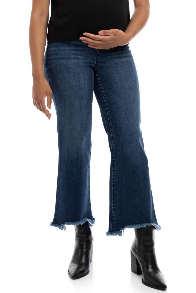 1822 Denim Maternity Mid-Rise Demi Bootcut Jean In Grayden