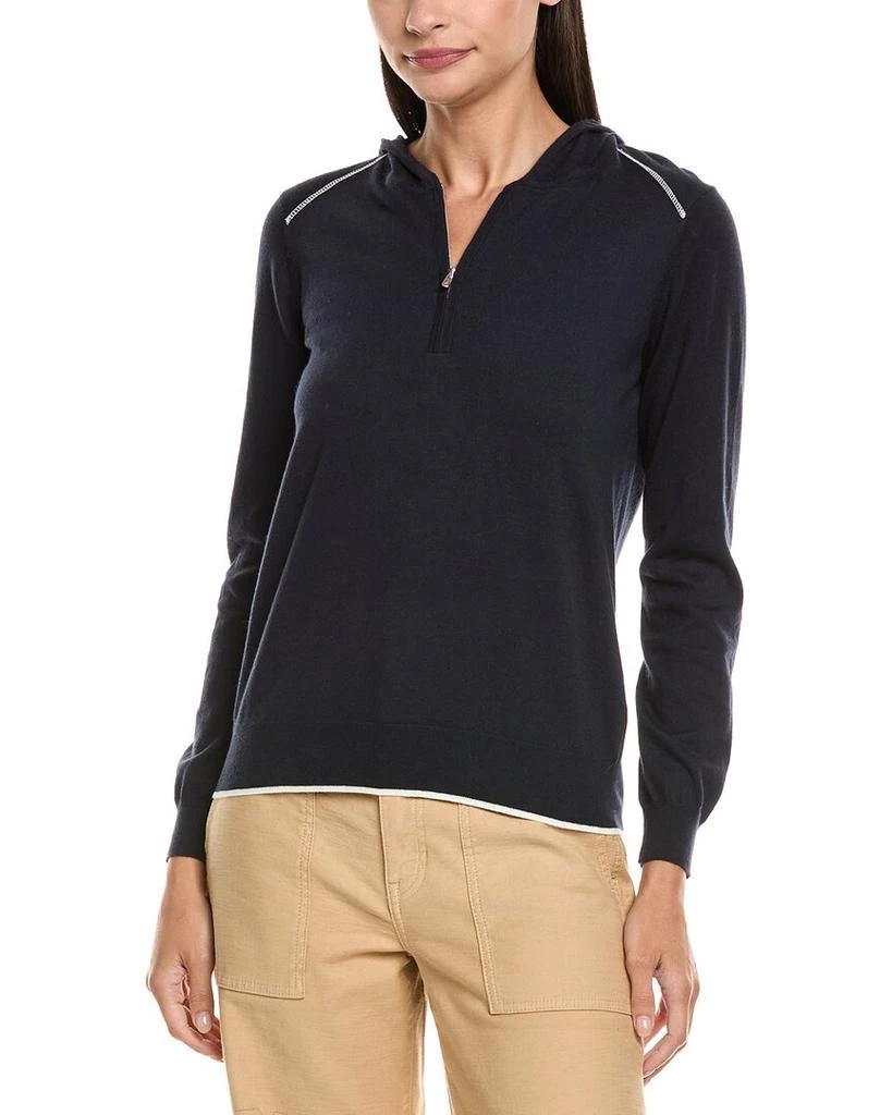 N.PEAL Cashmere-Blend Hoodie