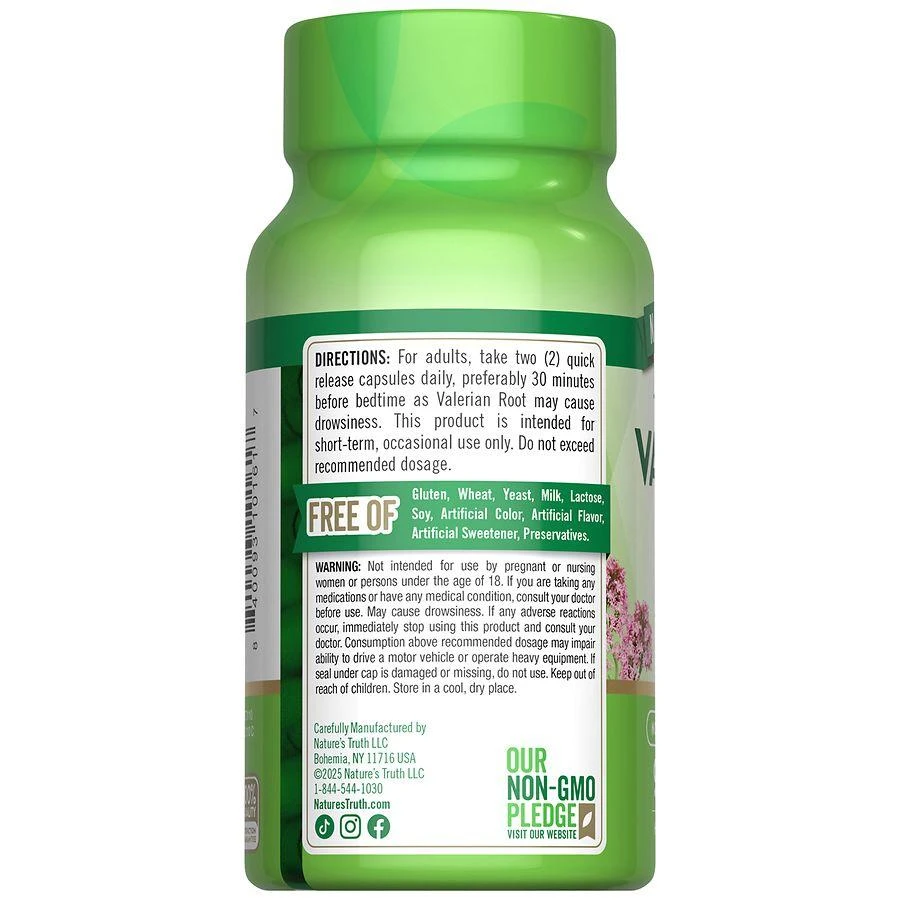 Nature's Truth Valerian Root, 2,400 mg 5