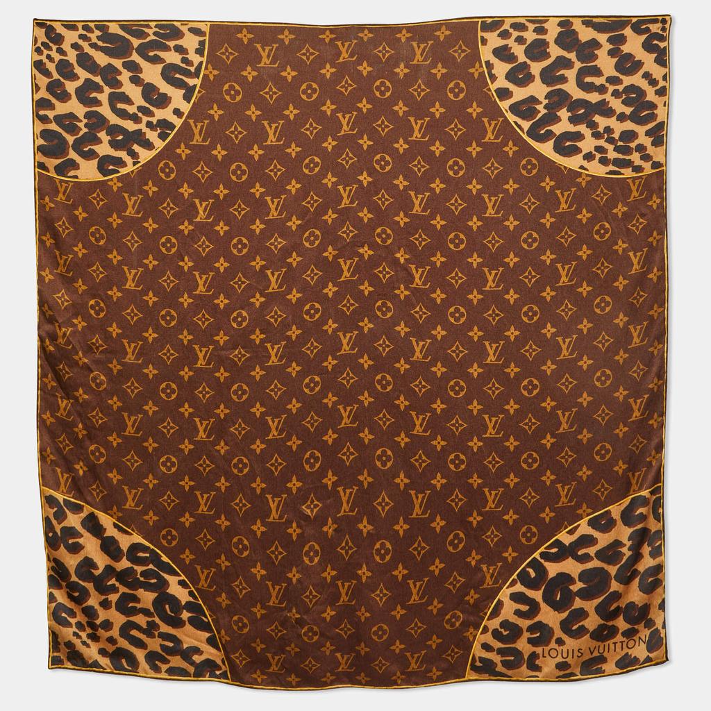 スカーフ LOUIS VUITTON Monogram Tiles Square 70 Louis Vuitton Monogram Tiles Square 70 - Scarves - BeyondStyle