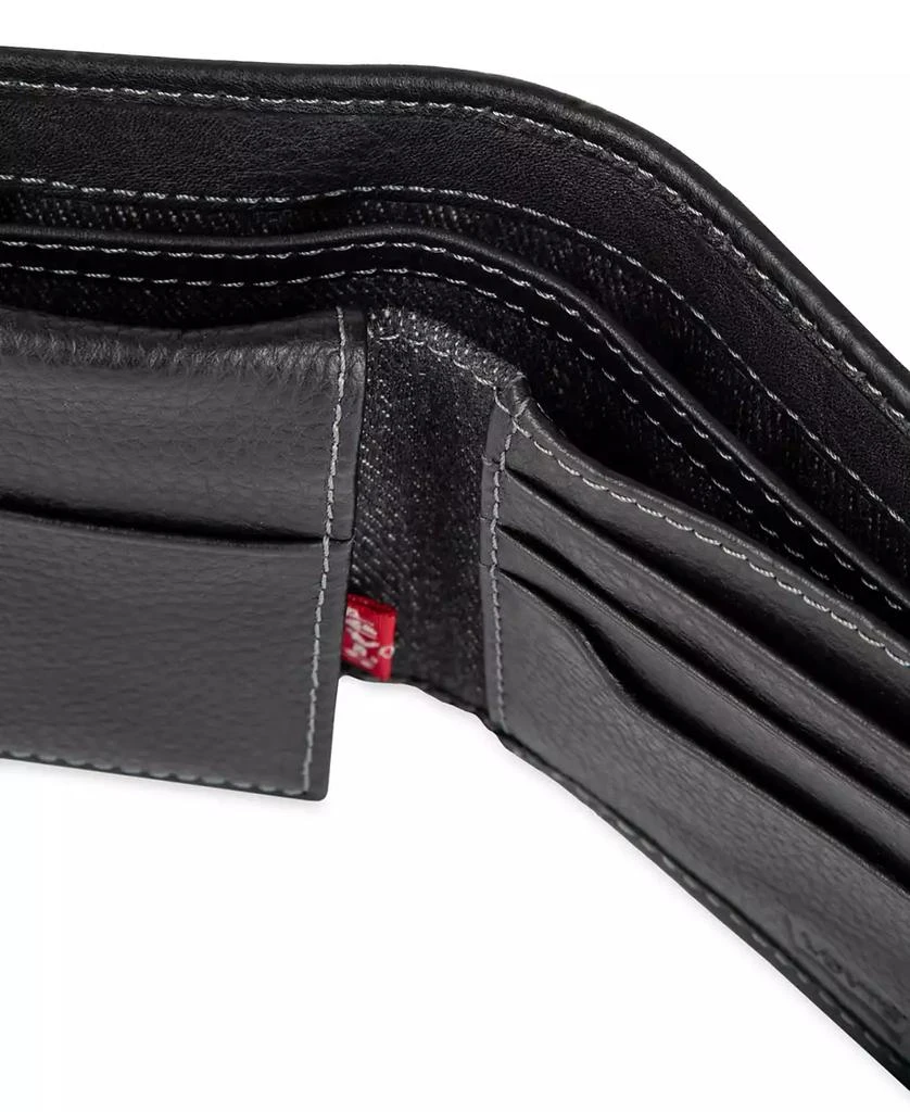 Levi's Men's Bill Divider and Ornament Passcase Wallet 5