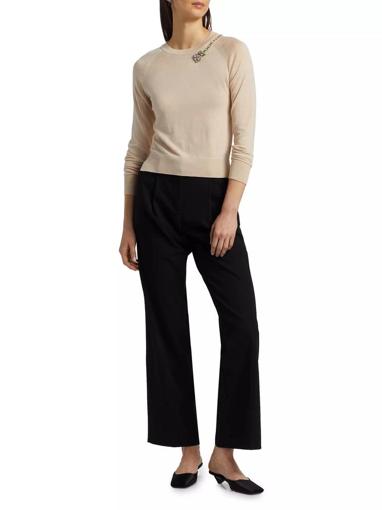 Simone Rocha Floral Embellished Sweater 2