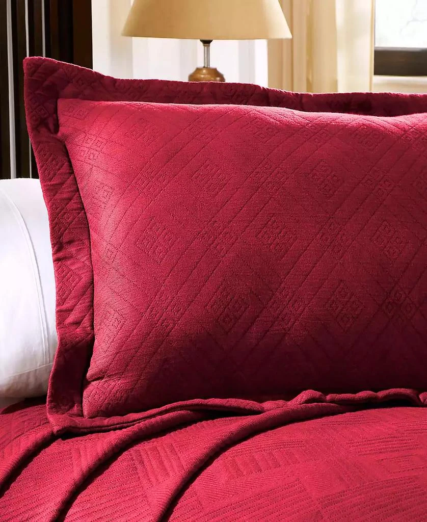 Superior Geometric Fret Textured Jacquard Matelasse All-Season 2-Piece Bedspread Set 4