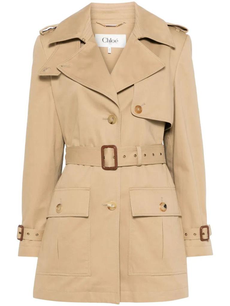 【関税&送料込み】ChloAC Short Trench Clothing Chloé Chloé Short Trench Clothing - BeyondStyle
