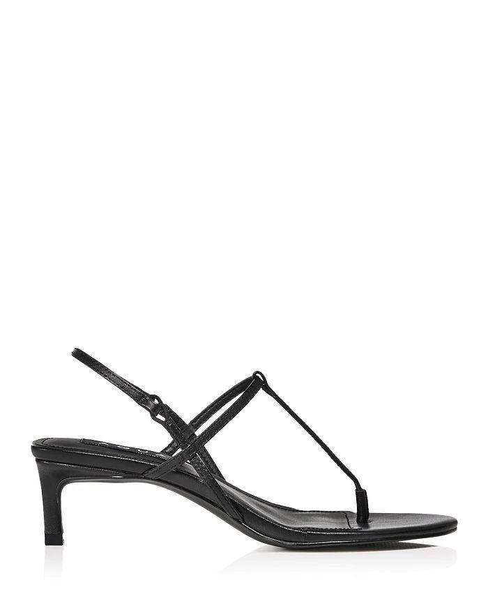 AQUA Women's T Strap Slingback High Heel Sandals - Exclusive 2