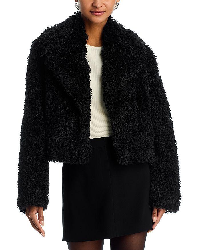 STAND STUDIO Samara Faux Fur Jacket