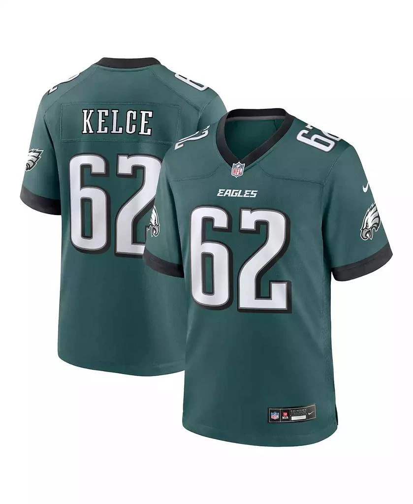 NIKE Men's Jason Kelce Midnight Philadelphia Eagles Team Game Jersey 1