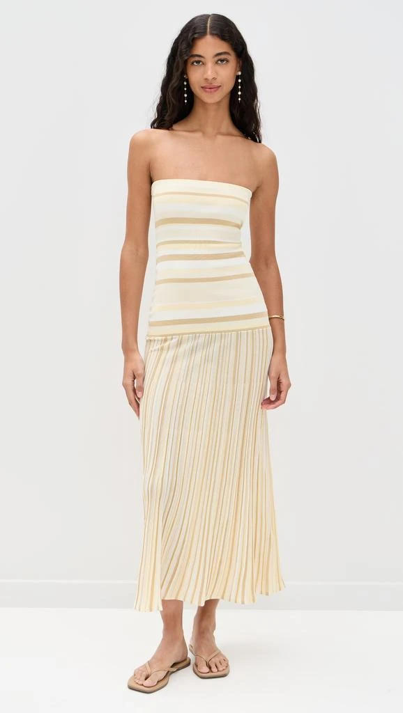 Faithfull the Brand Citara Strapless Dress 6