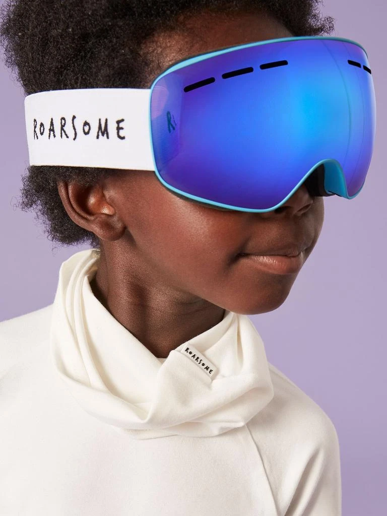 Roarsome Kids Ski Goggles in Blue 3