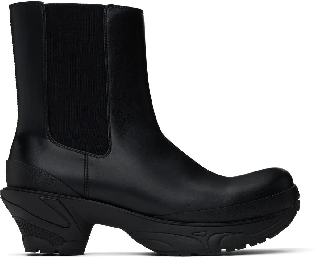 untitlab® Black Vertigo Heel Chelsea Boots 1