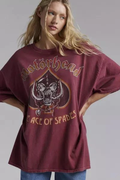 Urban Outfitters Motorhead The Ace Of Spades Graphic Oversized Tee 1