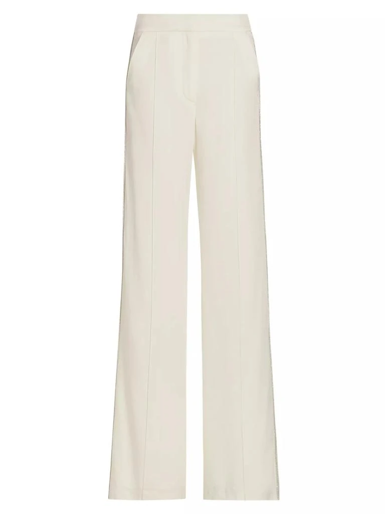 VERONICA BEARD Millicent Crystal-Trim Trousers 1