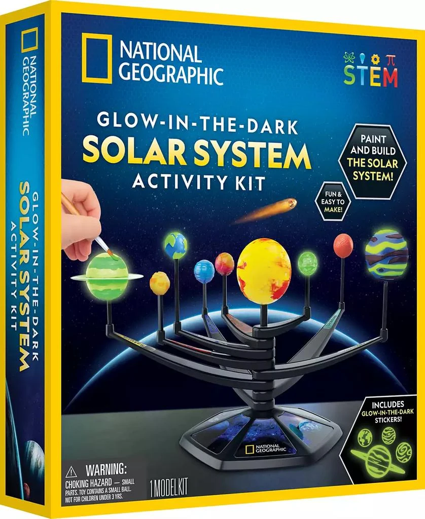 National Geographic Glow-in-the-Dark Solar System Activity Kit 2