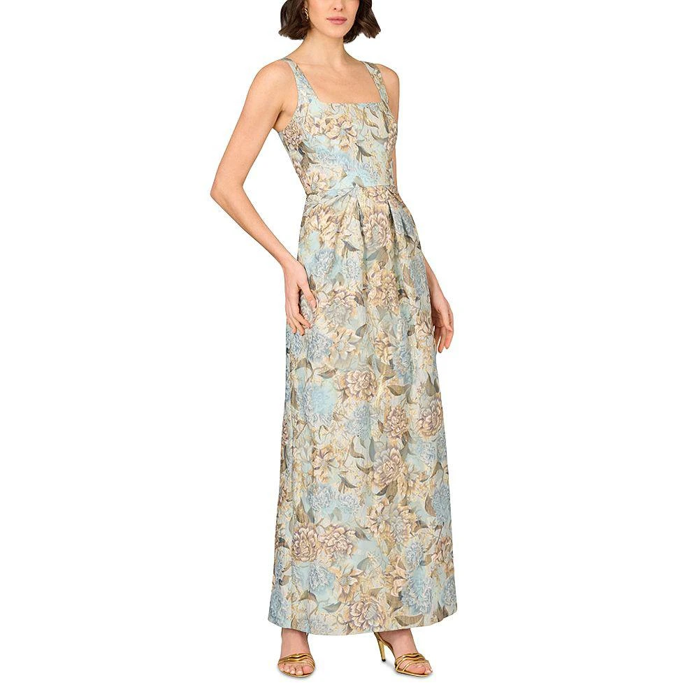 Aidan Mattox Printed Jacquard Dress 1