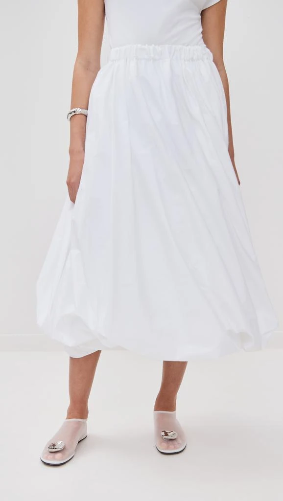 ROSETTA GETTY Twist Hem Skirt 6
