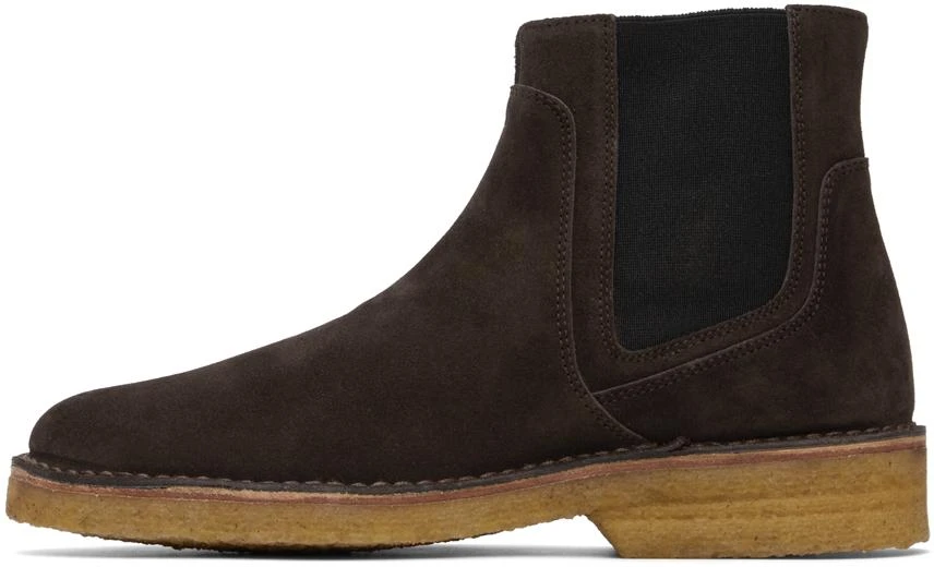 A.P.C. Brown Theodore Chelsea Boots 3
