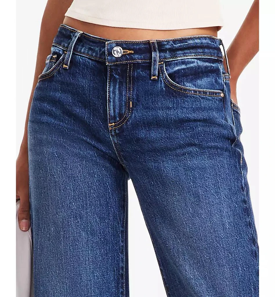 GUESS Women's Low-Rise Slouchy Wide-Leg Jeans 5