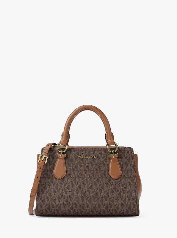 Michael Kors Marilyn Small Signature Logo Messenger Bag 1