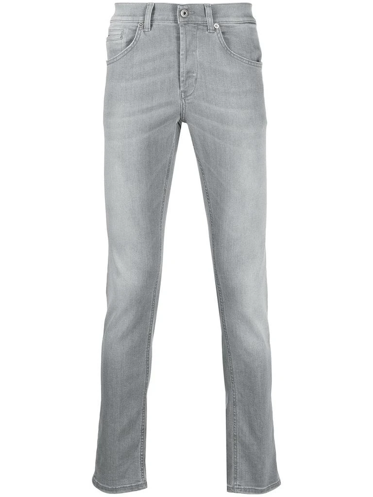 DONDUP stonewashed slim-fit jeans - men 1